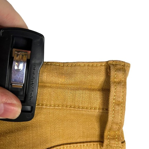 J. Crew 28P Petite 9" Billie Demi Boot Crop Honey Brown Garment Dyed Jean *FLAW - Picture 6 of 12